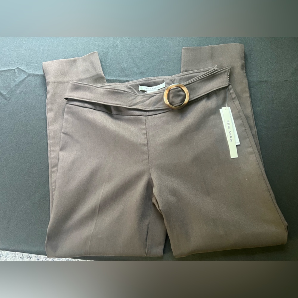 NWT Zac + Rachel Pull-On Slim Ankle Trousers - Picture 12 of 14